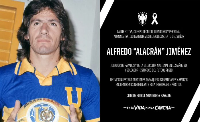 Muere Alfredo “Alacrán” Jiménez, exjugador de Tigres y Rayados