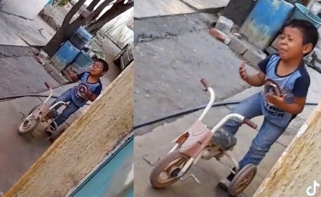 Niño conquista a la red al cantar 'Castillos' de Amanda Miguel y se vuelve viral