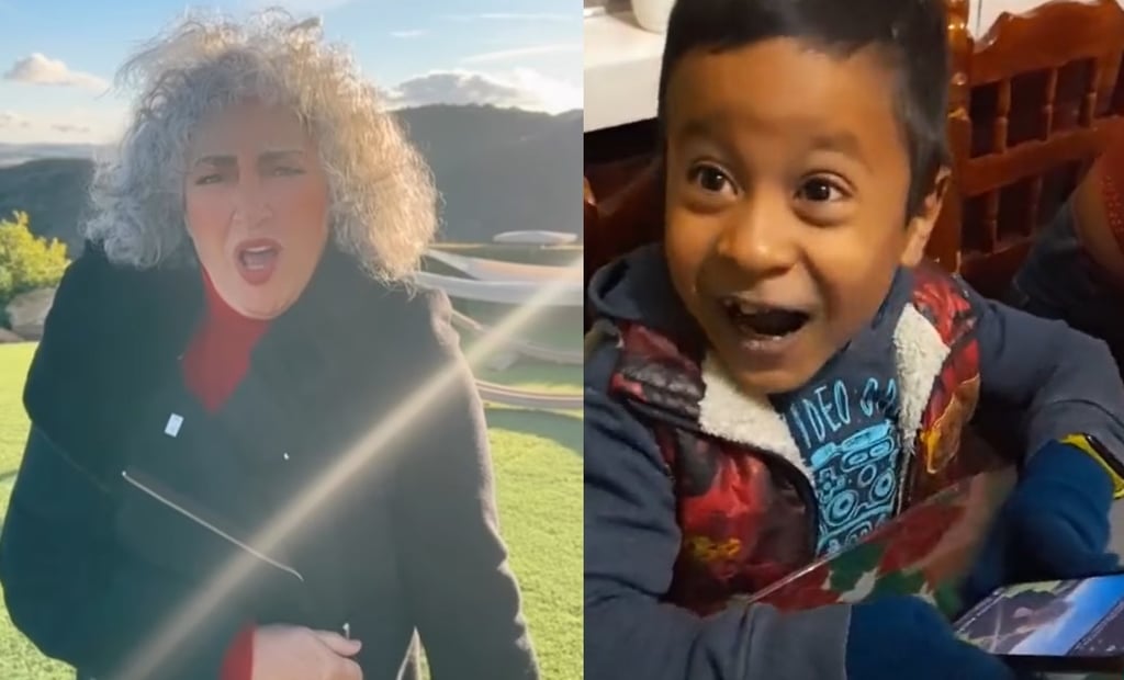 Niño que se hizo viral reacciona a invitación de Amanda Miguel