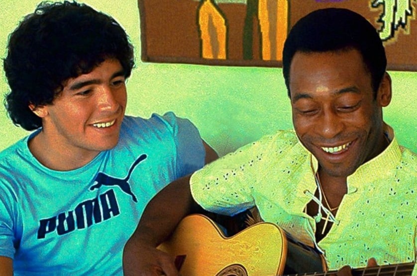 'Jugaremos juntos en el cielo', así despidió Pelé a Maradona el día en que murió