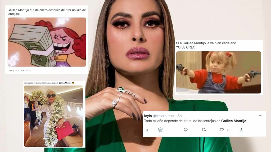 ¿Lo hiciste? Galilea Montijo y su ritual de Año Nuevo con lentejas desatan memes en redes