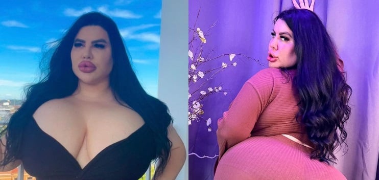 Modelo de OnlyFans busca tener a cualquier costo la retaguardia más grande del mundo