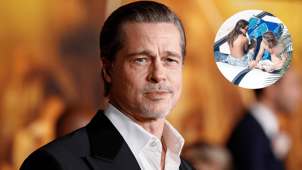Brad Pitt es captado de vacaciones con su nueva pareja en playas mexicanas