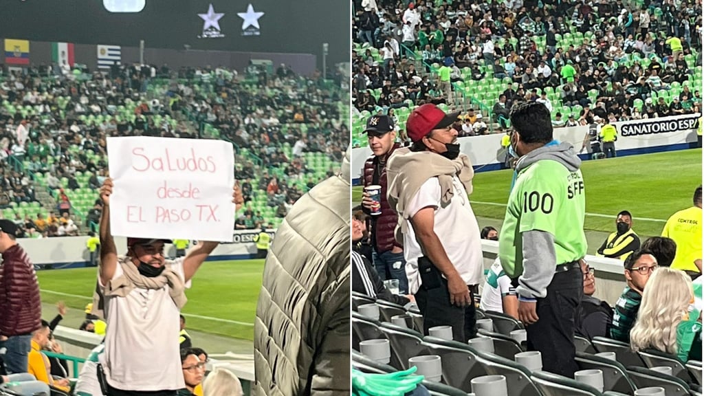 'Luego se quejan que no hay ambiente'; indigna retiro de pancarta en estadio de Santos