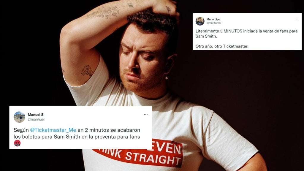 ¡Ticketmaster lo hace de nuevo! Fans se quejan de preventa de boletos para Sam Smith