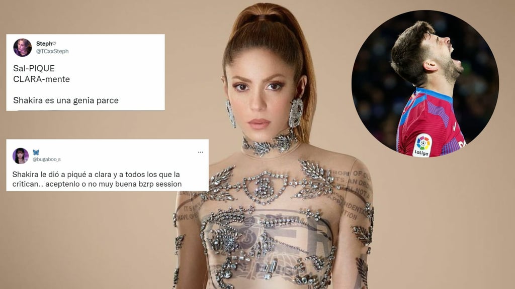 Shakira enloquece las redes con su canción dedicada a Sal-PIQUE y CLARA-mente