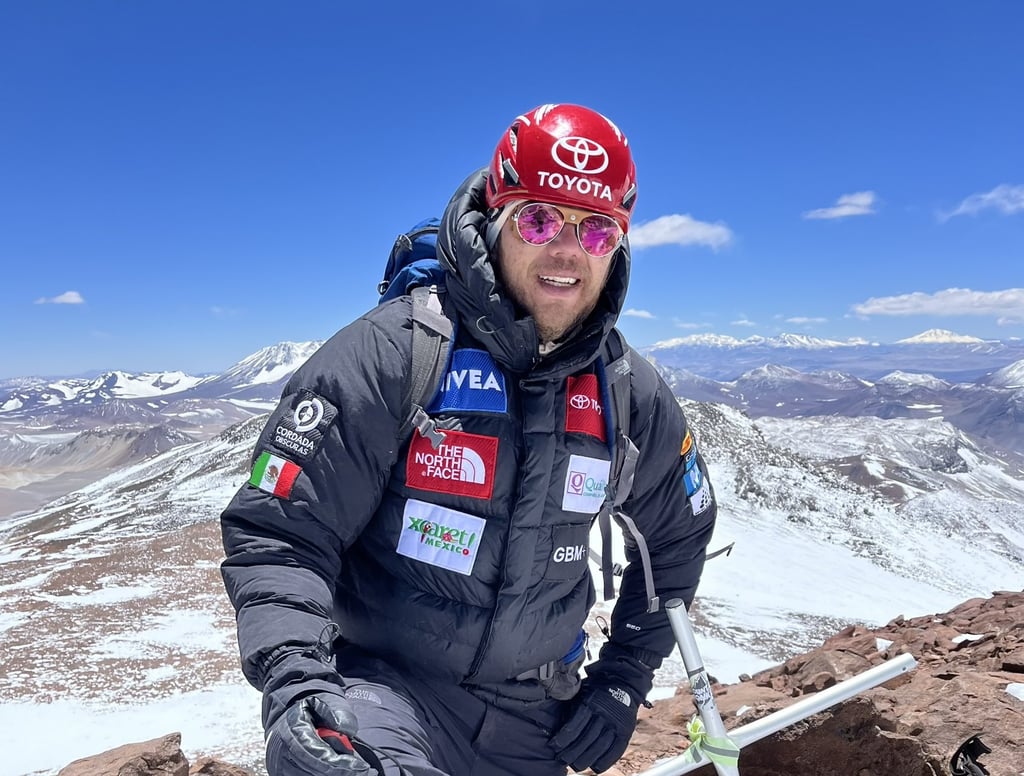 Rafa Jaime, de Durango, consigue récord mundial en alpinismo