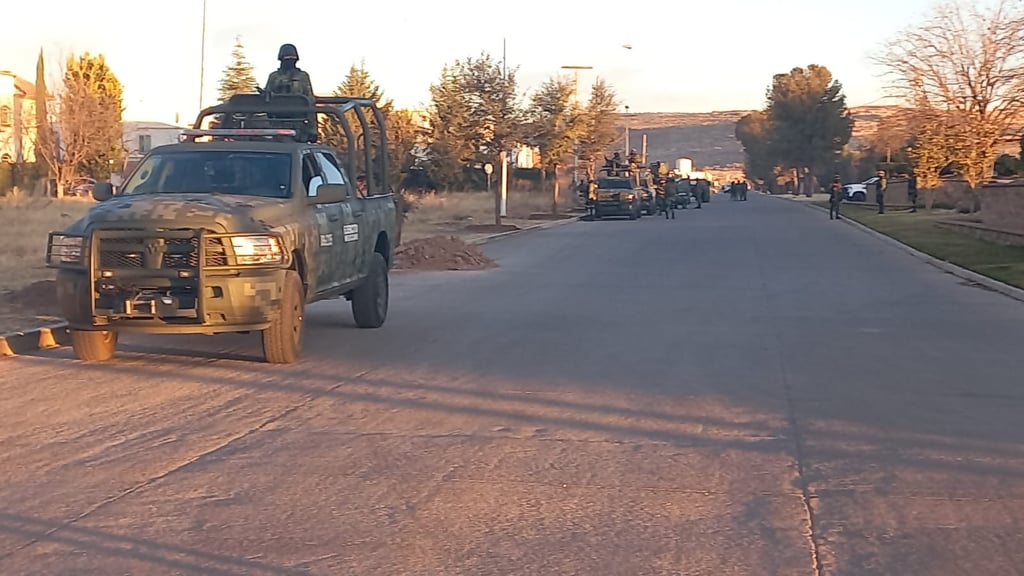 'Madruga' a la ciudad de Durango un aparatoso operativo militar