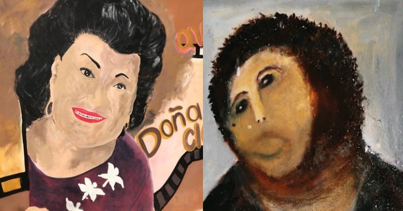 Mural de Carmen Salinas en Torreón provoca burlas y memes