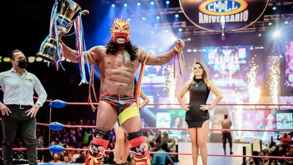 Dragón Rojo Jr. da primer golpe