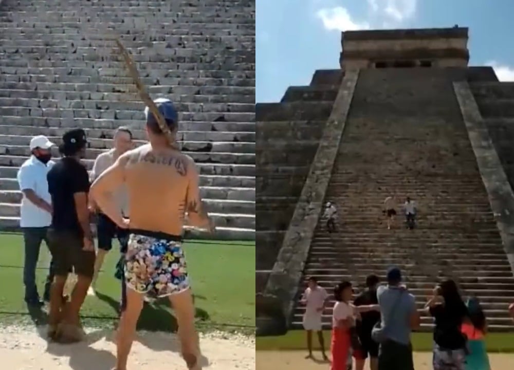 ¿Cuánto tuvo que pagar de multa el turista que trepó a la pirámide de Chichén Itzá?