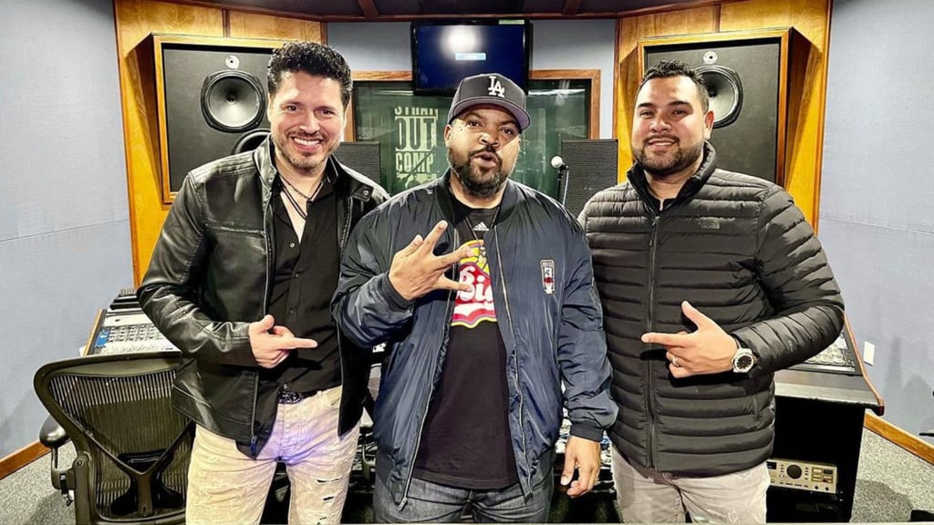 ¿Nueva colaboración? Banda MS aparece junto al rapero estadounidense Ice Cube