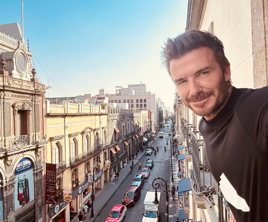 David Beckham es víctima de los memes por su visita a la CDMX