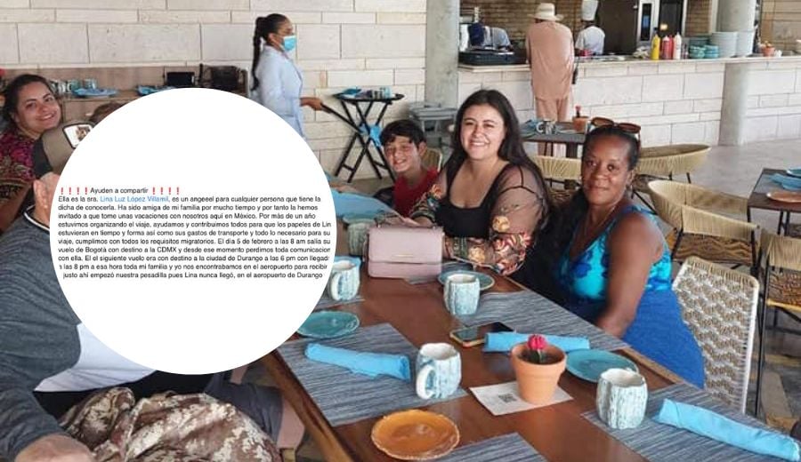 Colombiana viajaba a Durango pero 'la encerraron' en aeropuerto de CDMX y la regresaron a su país