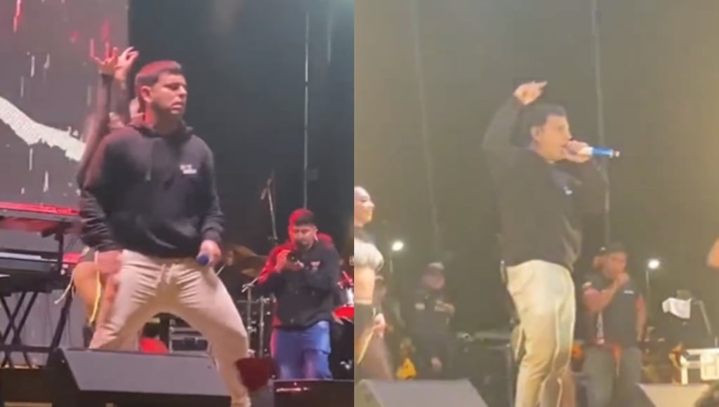 ¡Para afuera! Tito el Bambino se molesta con fan y lo saca a la mitad de su concierto