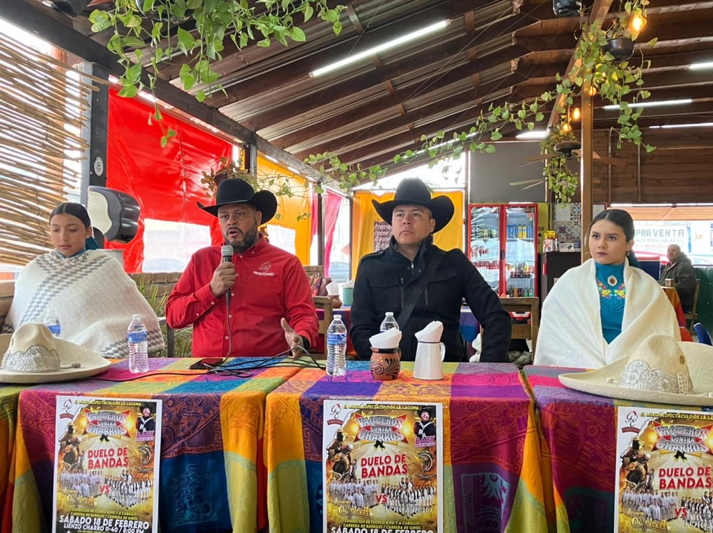 Presentan rodeo de Vaqueros vs Charros a celebrarse el próximo 18 de febrero