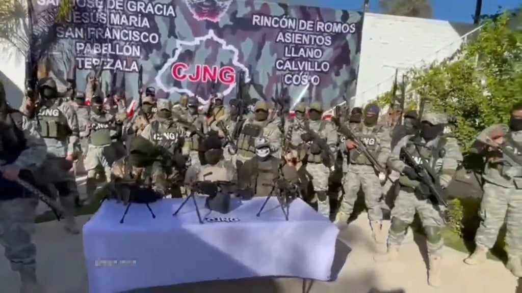 Catean casa en Aguascalientes donde CJNG grabó video para lanzar amenazas