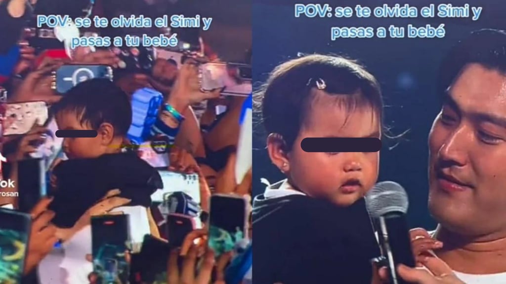 VIRAL: Papá pasa a su bebé al escenario de Super Junior de su concierto en CDMX