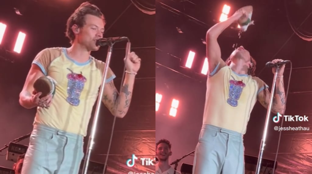 'Es asqueroso', Harry Styles sorprende al aparecer bebiendo agua desde su zapato