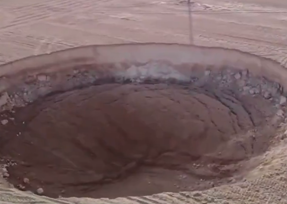 Reportan la aparición de un nuevo cráter en provincia de Turquía