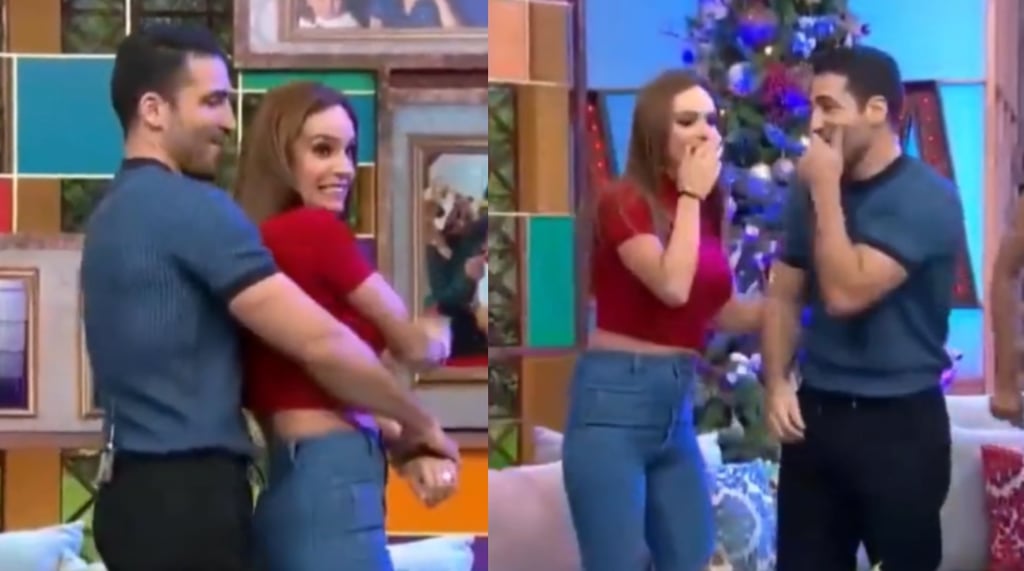 'Esa mano arbitro', reviven el día que Miguel Ángel Silvestre le coqueteó a Tania Rincón