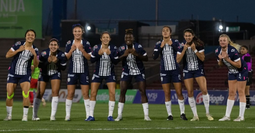 También las Rayadas de Monterrey encabezan el Clausura 2023 del futbol femenino