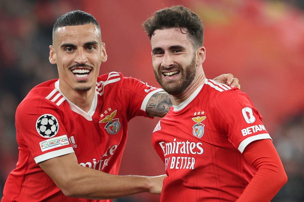 Benfica golea al Brujas y vuelve a reivindicarse en Europa