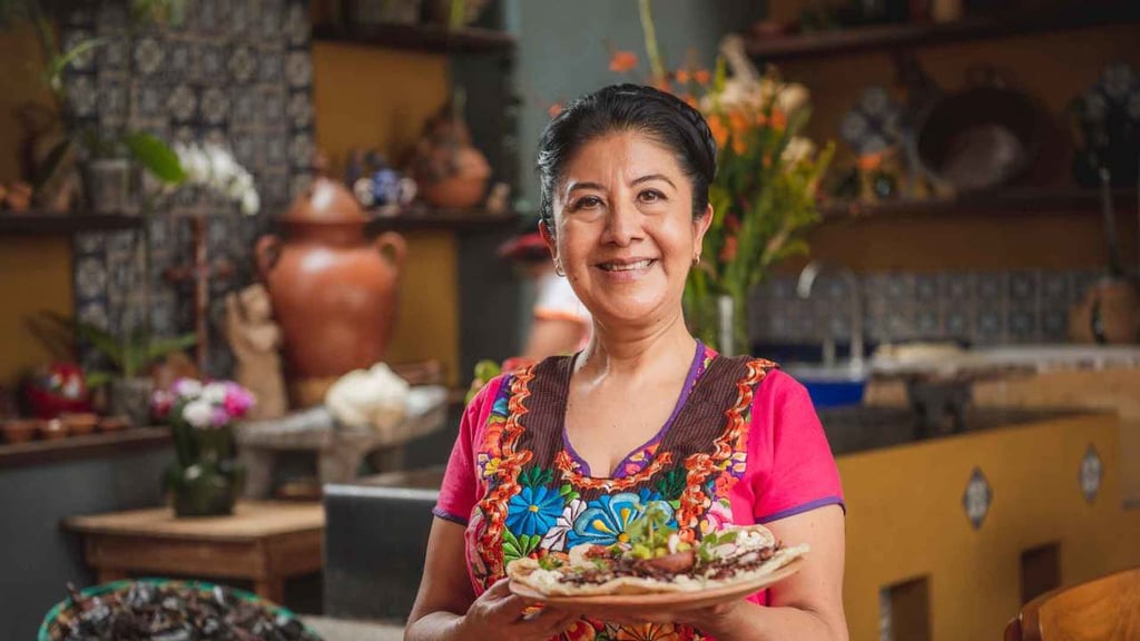 Celia Florián promotora de la cocina de Oaxaca