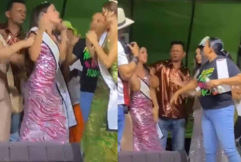 Miss de Colombia se va a los golpes contra sus compañeras tras perder concurso