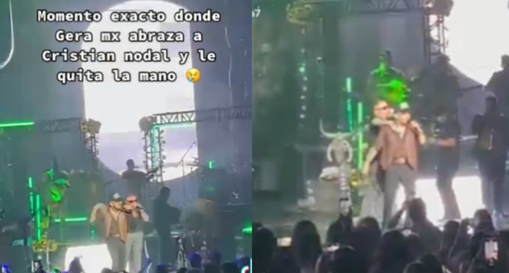 'Ya se le subió', Desplante de Christian Nodal con Gera MX causa molestia en redes sociales