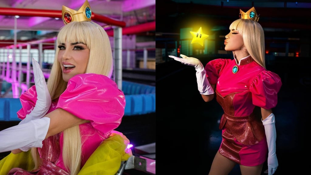 'Soy tu videojuego favorito', Kimberly Loaiza se convierte en Princesa Peach en su video de Game Over