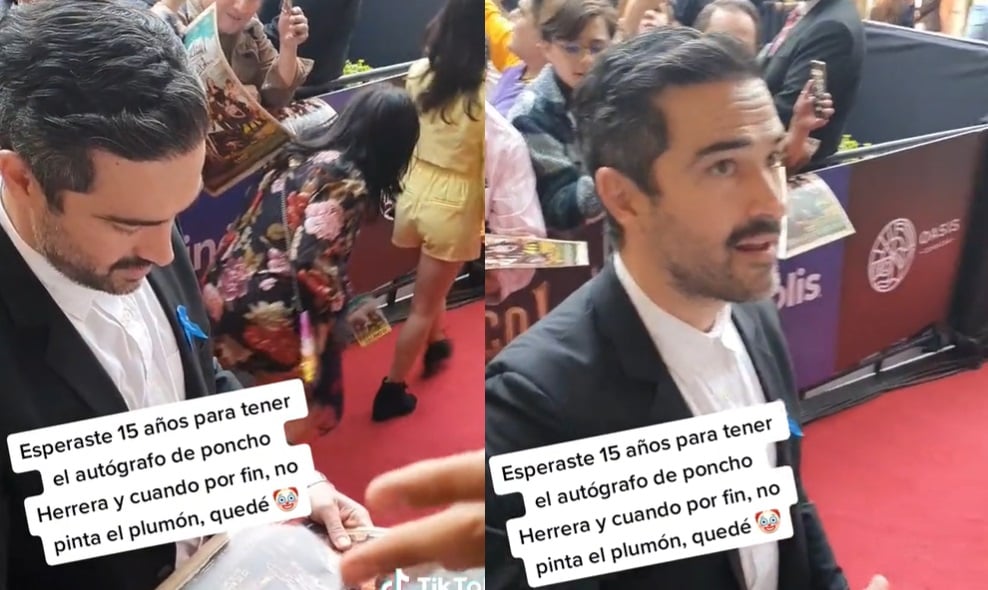 Espera años por tener un autógrafo de Poncho Herrera y el plumón no raya