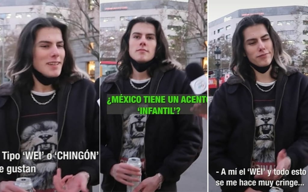 'Se me hace muy cringe'; joven español critica las palabras de los mexicanos y lo tunden en redes