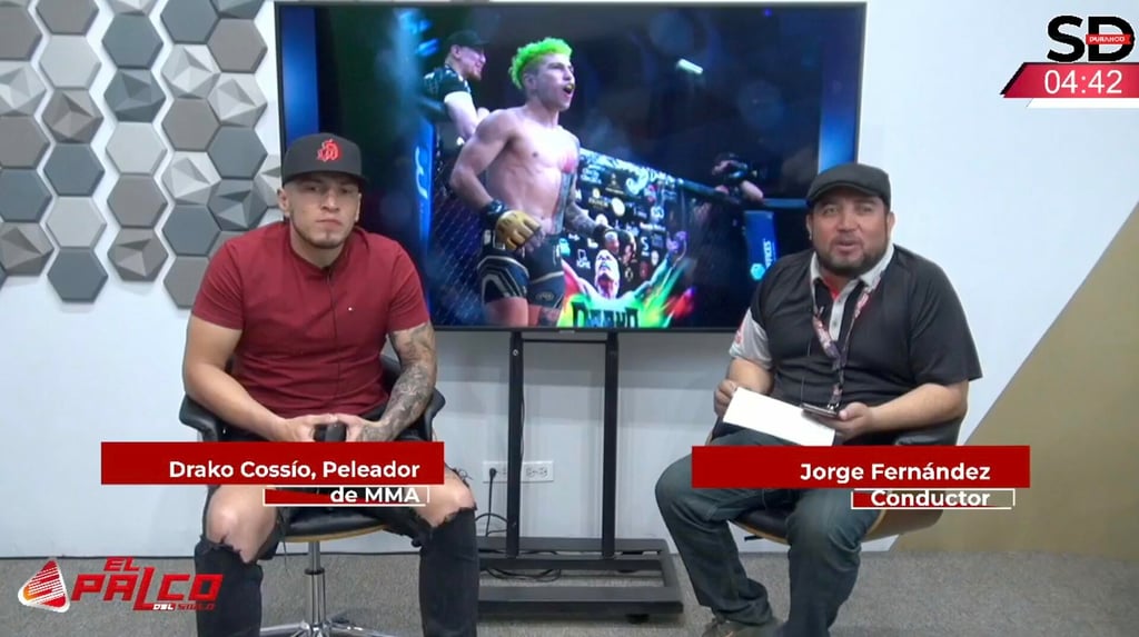Hoy en El Palco del Siglo con Sergio 'Drako' Cossío, peleador de MMA