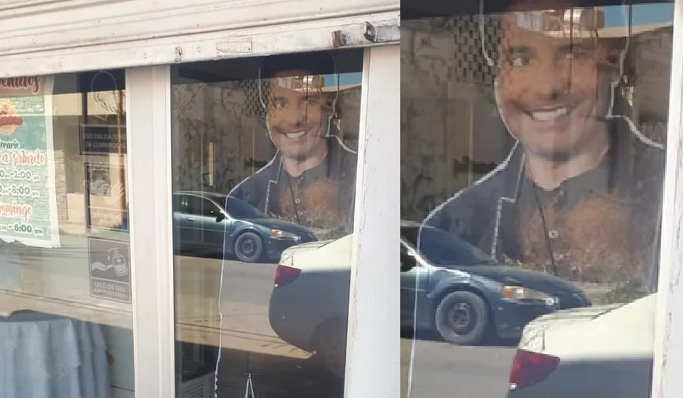 Pastelería coloca un Chayanne para recibir a sus clientes