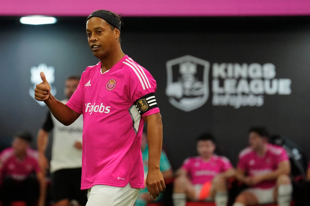 No te imaginas la cantidad que recibió Ronaldinho por participar en la Kings League