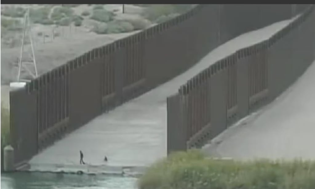 VIDEO: 'Coyote' abandona bebé de un año a orillas del río Colorado en frontera México-EUA