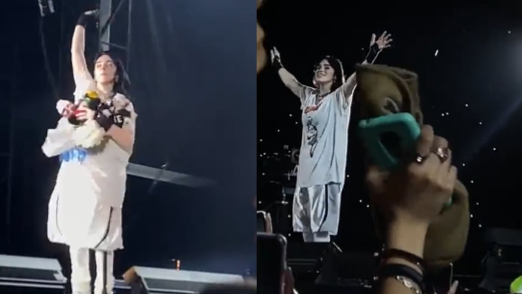 Billie Eilish se despide del Foro Sol llena de peluches del Dr. Simi