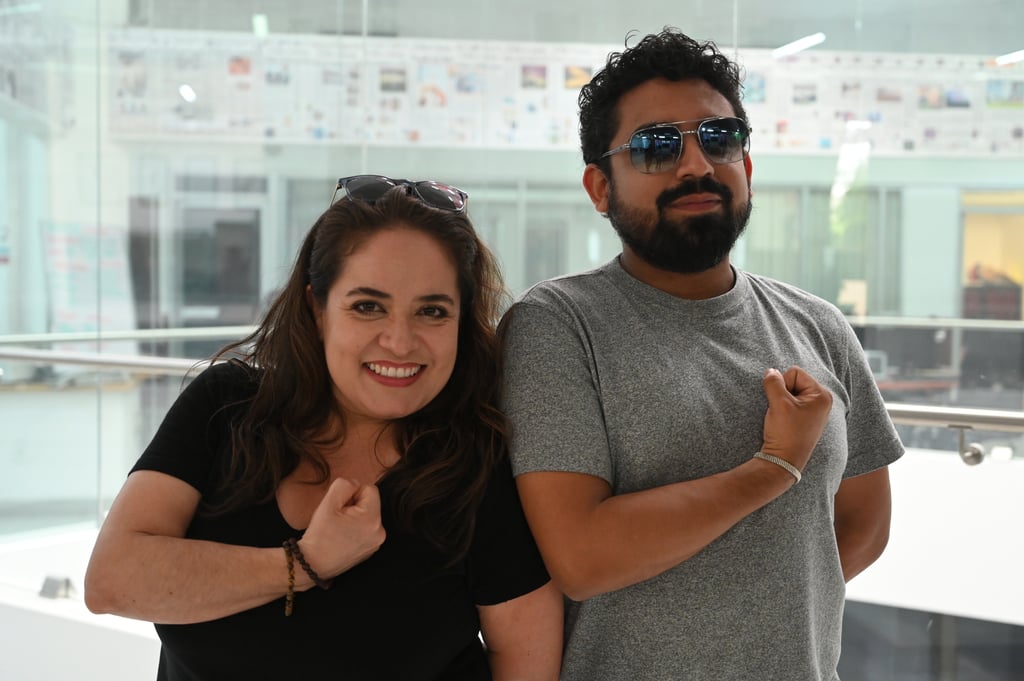 Ana Lobo y Mike Leal, 'Eren' y 'Mikasa', visitan La Laguna