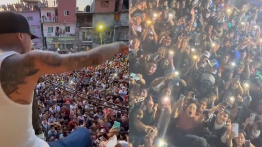 Santa Fe Klan sorprende a cientos de fans al dar concierto en azotea