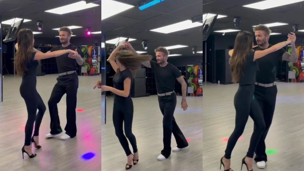 David y Victoria Beckham bailando salsa están dejando a todos con la boca abierta