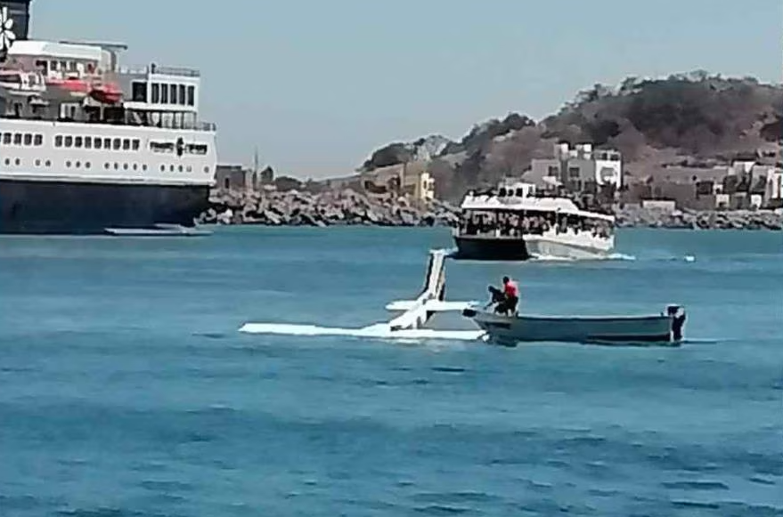 Reportan caída de avioneta en canal de navegación de Mazatlán; buscan a piloto y una menor