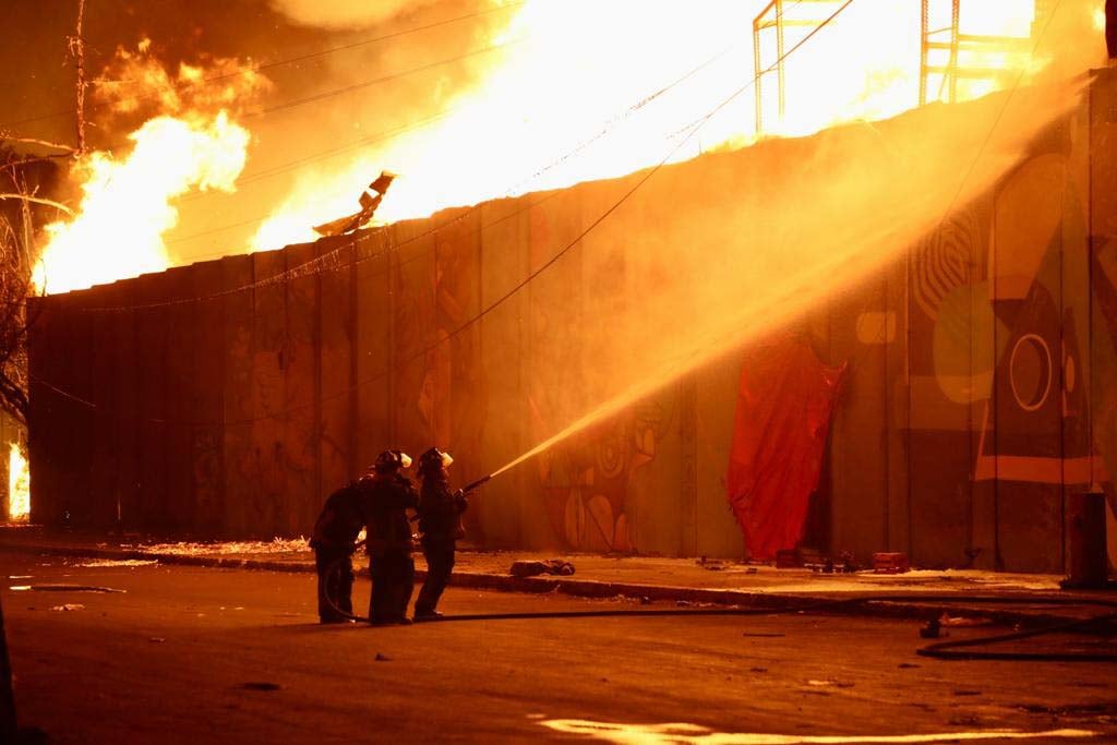 Seguridad Ciudadana detiene a una persona por incendio de Central de Abasto en Iztapalapa