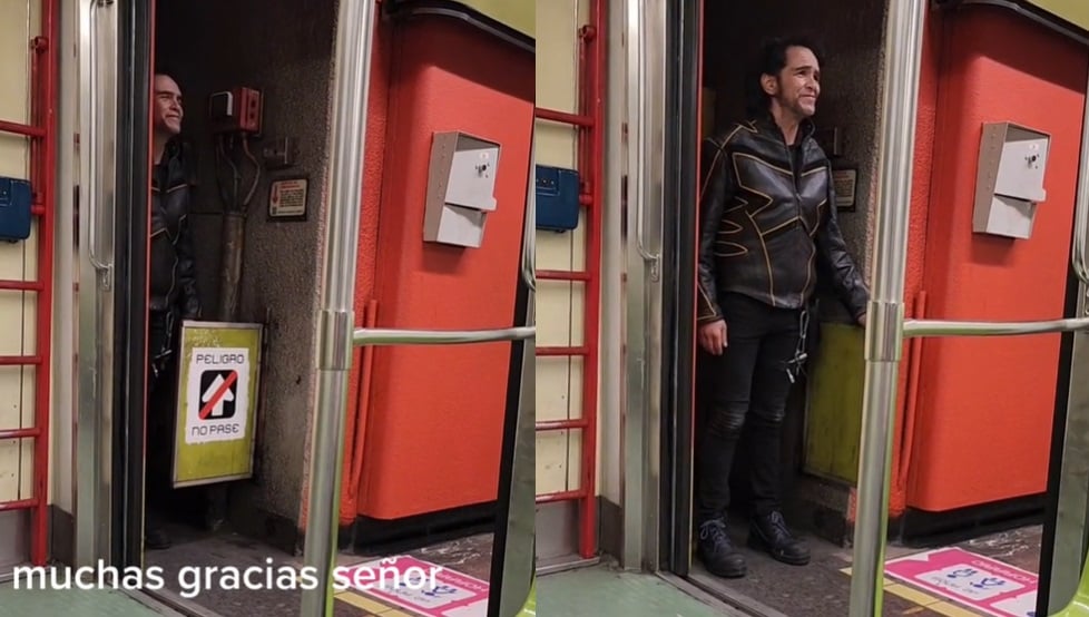Chofer de Metro se viraliza por su amabilidad y parecido a 'Wolverine'