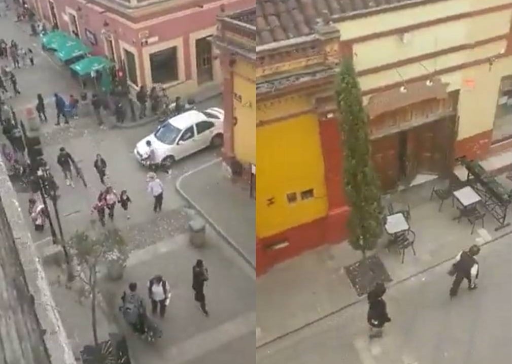 VIDEO: Reportan balacera en San Cristóbal de Las Casas