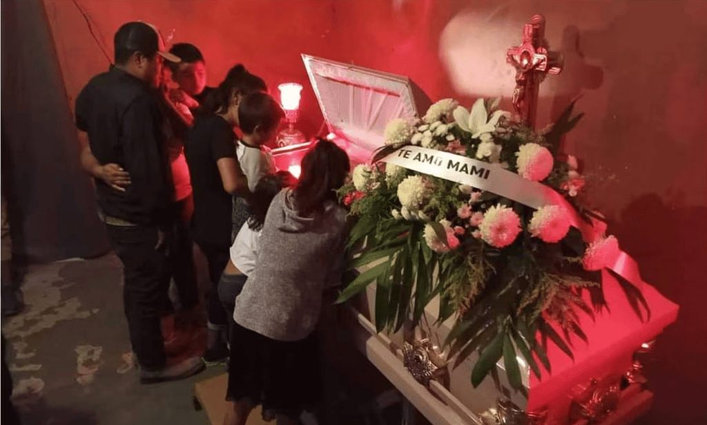 Velan a Miriam, embarazada baleada por Guardia Nacional en Nuevo Laredo