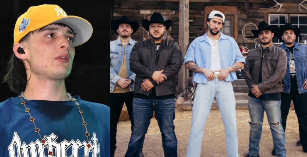 ¡Destronan a Peso Pluma! Bad Bunny y Grupo Frontera se posicionan en lo principal de Spotify