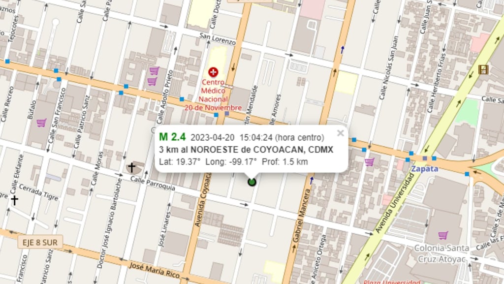 Se activa alerta sísmica en CDMX; se registra sismo de magnitud 2.4