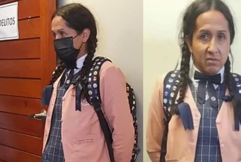 Sujeto se vestía de colegiala para acosar a niñas en el baño de mujeres de una escuela