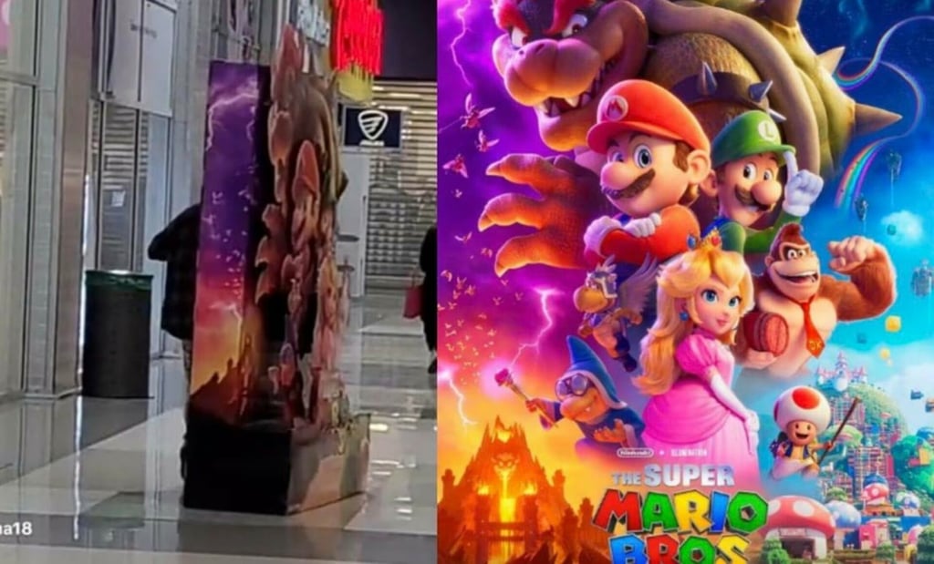 VIDEO: Joven se roba póster oficial de Mario Bros y se viraliza en TikTok